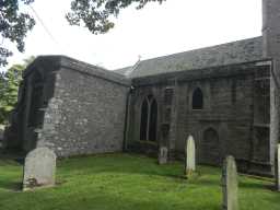 Side view of Church of St Romald, Romaldkirk © DCC 2016